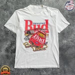 Retro Nascar Budweiser Bill Elliott T-Shirt